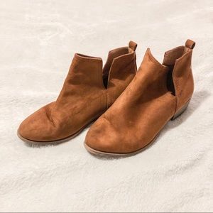 Camel Ankle Booties